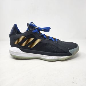 Adidas Black and Gold Athletic Sneakers